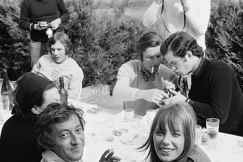Serge and Jane at a launch of a new nightclub in Deauville, 