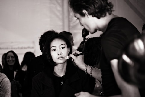 Backstage at Richard Chai Love, S/S12