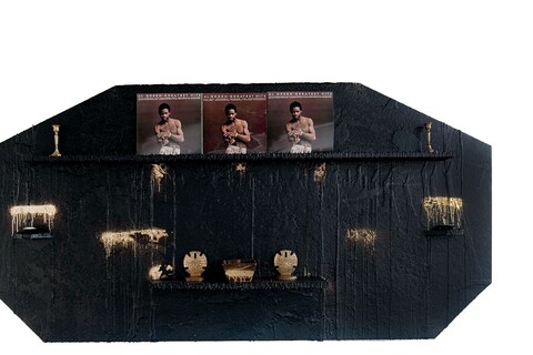 P. 122: Rashid Johnson, Triple Consciousness, 2009