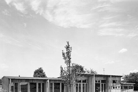 Hugh Duncan House by Fred and William Keck, Flossmoor, Illin