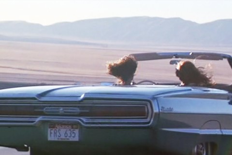 Blue Ford Thunderbird Convertible, 1991