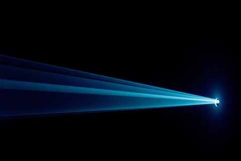 Anthony McCall, You and I, Horizontal (2005)