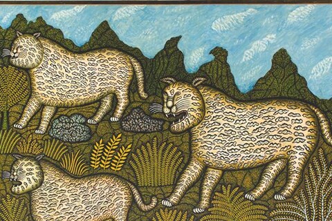 Morris Hirshfield, Leopard Family, 1943