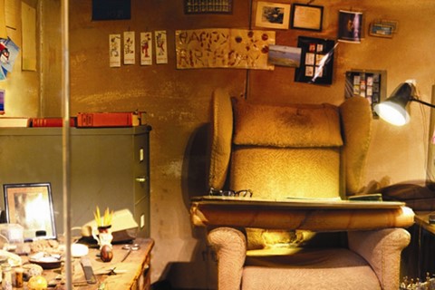 The preserved interior of Roald Dahl&#39;s Shed