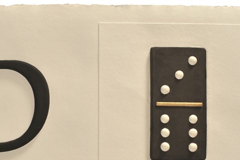 Detail of the letter &quot;D&quot;from A B C Art (Low Relief): A/Ant, 