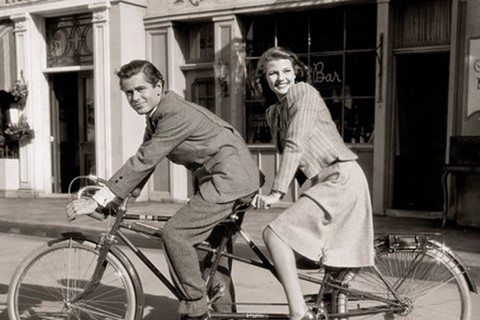 Glenn Ford and Rita Hayworth, The Lady in Question, 1940