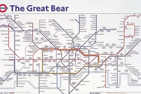 Simon Patterson, The Great Bear, 1992