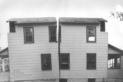Splitting 9, 1977, Gordon Matta-Clark