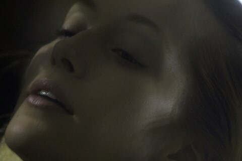 Model backstage at Dries Van Noten