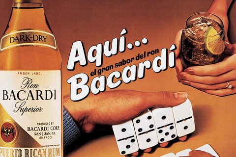 Jeff Koons, Aqui Bacardi, 1986