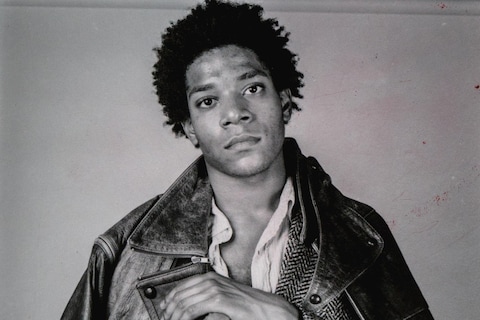 Jean Michel Basquiat fashion style studio Richard Corman