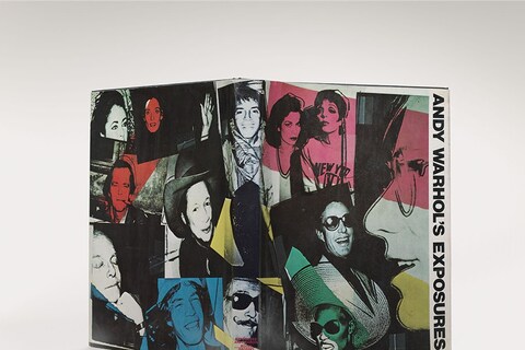 Exposures Cover, Andy Warhol with Bob Colacello, Andy Warhol