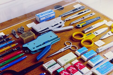 Mixed stationery display