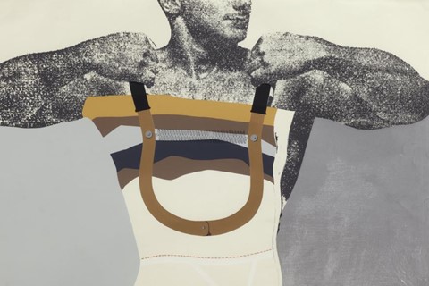Adonis in Y-fronts by Richard Hamilton, 1963