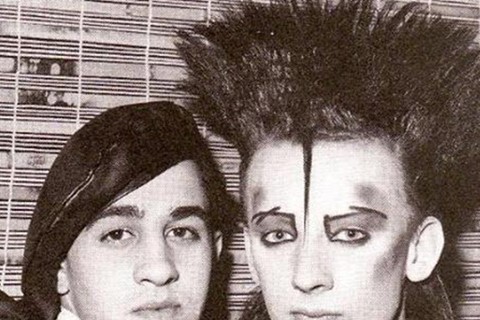 Christos Tolera and Boy George, 1979