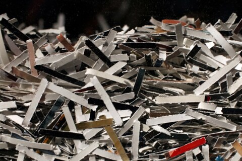 Detail from: 1992-1995, Shredded