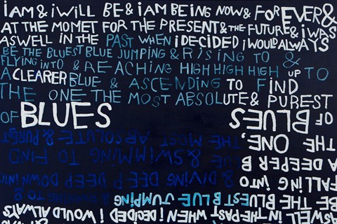 2. Coco Capitán, Painting of Blue Sky Falling Int