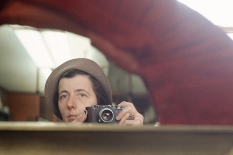 Peeking Self Portrait