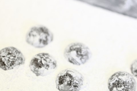 Prepping truffles at Melt