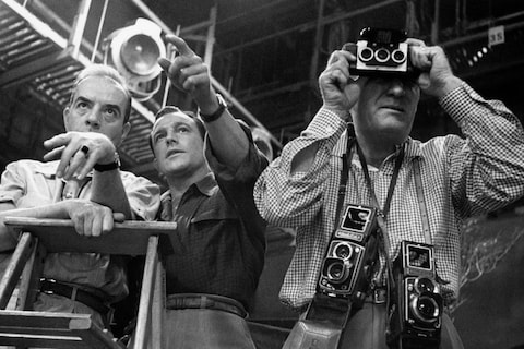Vincente Minnelli and Gene Kelly, 1954