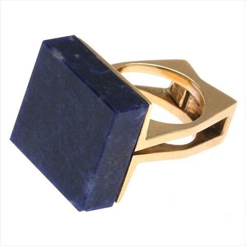 Cartier 18kt Gold &amp; Lapis Modernist Ring