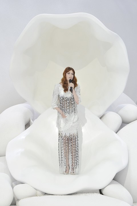 Florence Welch at Chanel S/S 12