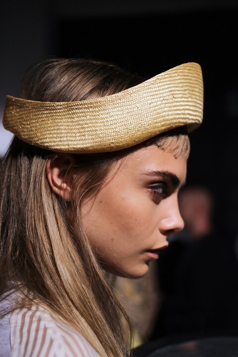 Cara Delevigne at Trussardi S/S13