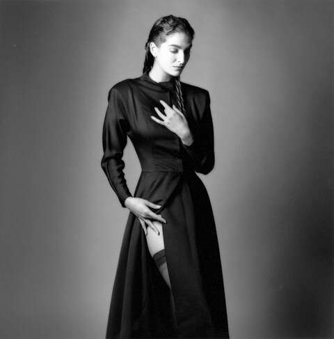 Carole Wilson, dress Jean-Marc Sinan, Paris, 1987