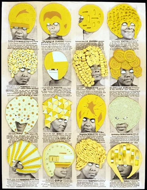 Ellen Gallagher, Wiglette from DeLuxe, 2004