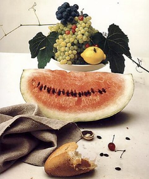 Still Life with Watermelon, New York, 1947, Irving Penn