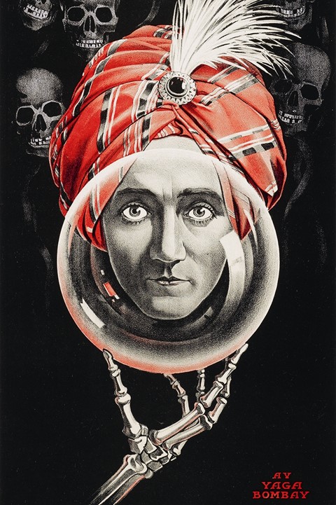 Poster for American mindreading star Alexander, 1915