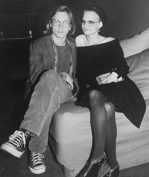 River Phoenix with his girlfriend Martha Plimpton, 1989