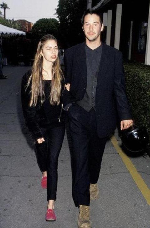 Sofia Coppola &amp; Keanu Reeves, 1992