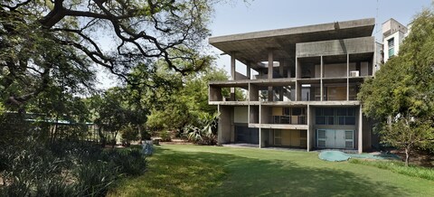 Le Corbusier, Villa Shodhan, Ahmedabad, India, 1951-56
