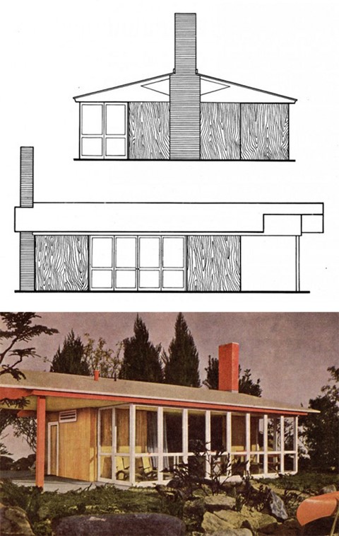 Cabin design from McCall&#39;s Book of Modern Houses