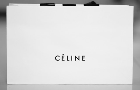 Céline carrier bag designed by Peter Miles