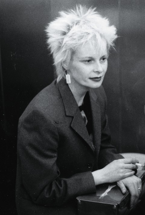 Vivienne Westwood, aged 32, Gitanes in hand, 1973