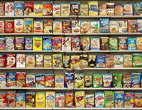 Liu Bolin, Hiding in New York No. 8 - Cereal, 2013