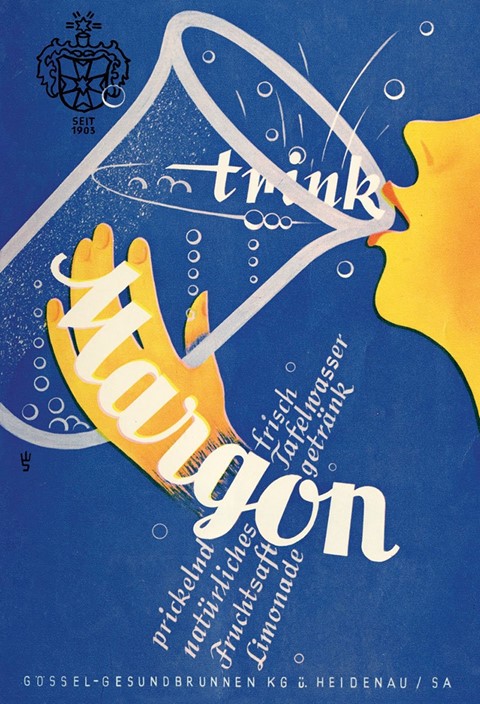 Advertisement for soda, “Drink Margon,” December 1960, G&#246;sse