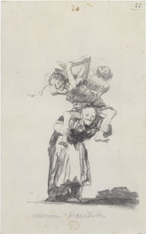 Francisco de Goya, Pesadilla (Nightmare)