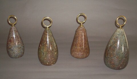 Marble Egg-Shaped Doorstops from 1stDibs