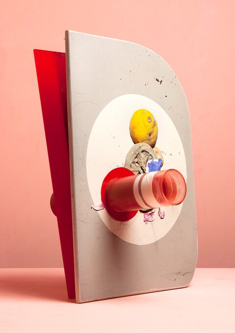 10 Untitled (Red Tube #3) from the series Droste E