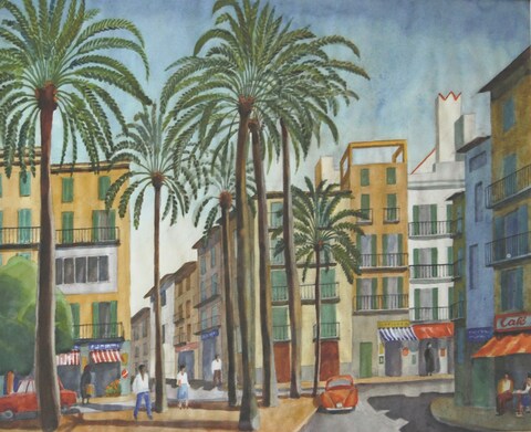 Josef Frank Watercolour between 1953-67, &#169;Anna 