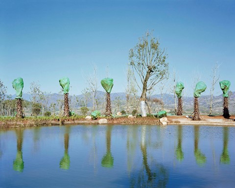 Haidong North Mountain Forest Park construction si