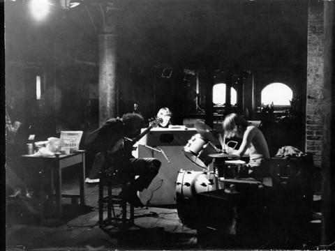 4. Soft Machine playing at St. Katharine Dock. Pho