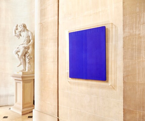 Installation view, Blenheim Palace,Yves Klein, Unt