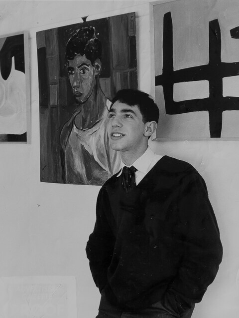 C. From the Watford Advertiser 1960, with myself p