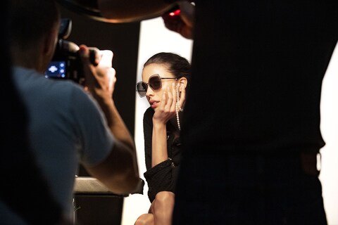 Chanel SS20 Eyewear BTS Pharrell Williams Margaret Qualley