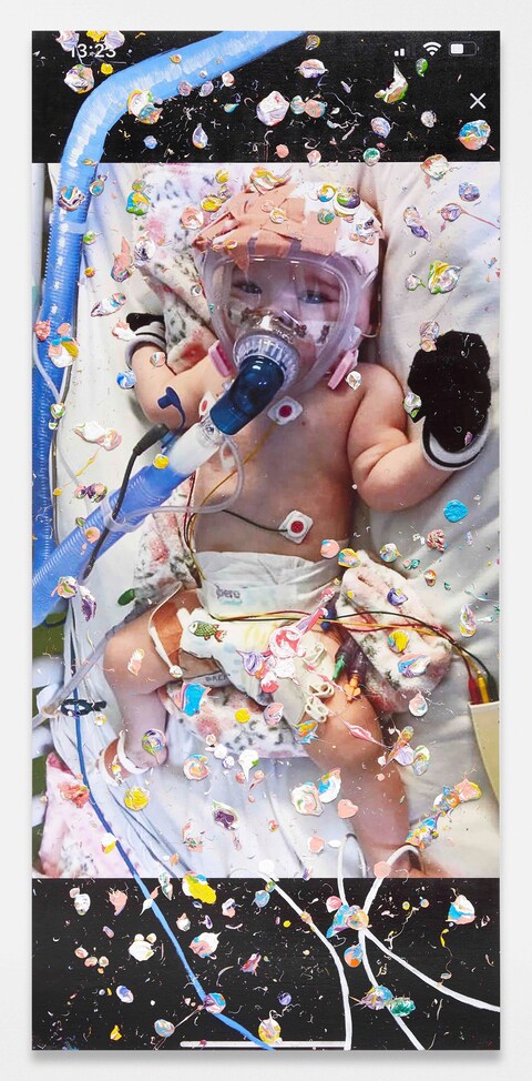 Viral Painting Marc Quinn 2020 coronavirus pandemic lockdown