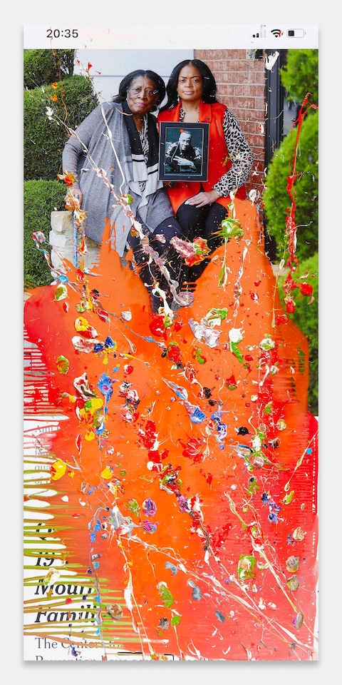 Viral Painting Marc Quinn 2020 coronavirus pandemic lockdown